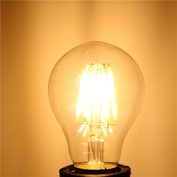 

A60 E27 6W White/Warm White Non-Dimmable COB LED Filament Retro Edison Bulbs 220V
