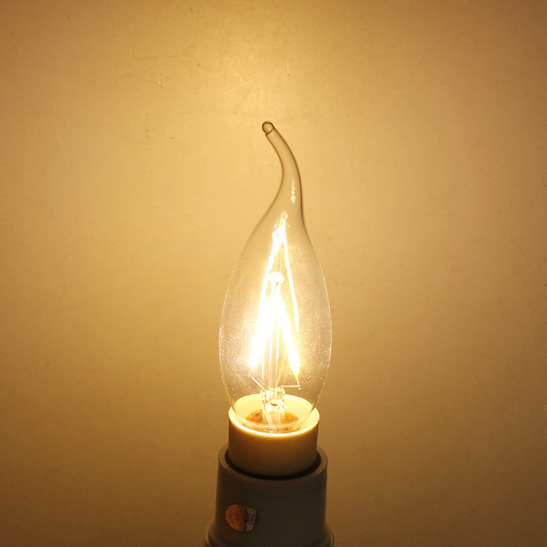 

Е14 2W теплый белый Лампа накаливания свеча Лампа 220В