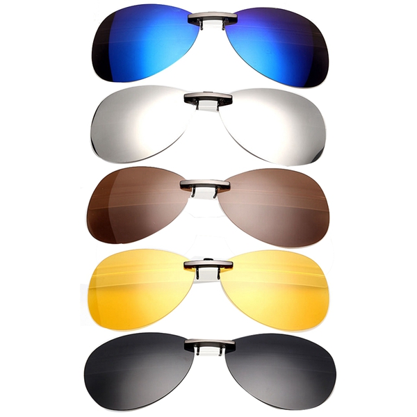 

Поляризованный клип на солнцезащитные очки Солнцезащитные очки для вождения ночного видения Объектив