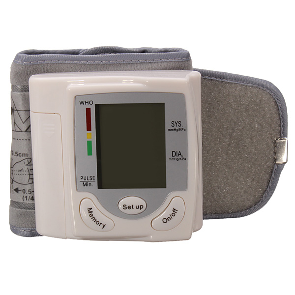 

HQ-806 Digital Wrist Blood Pressure Monitor Meter Sphygmomanometer