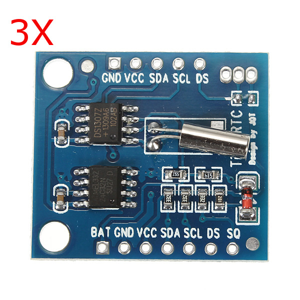 

3Pcs I2C RTC DS1307 AT24C32 Real Time Clock Module For AVR ARM PIC SMD