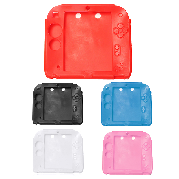 

Мягкая силиконовая резина гель бампер крышка случая кожи для Nintendo хромосоме 2ds