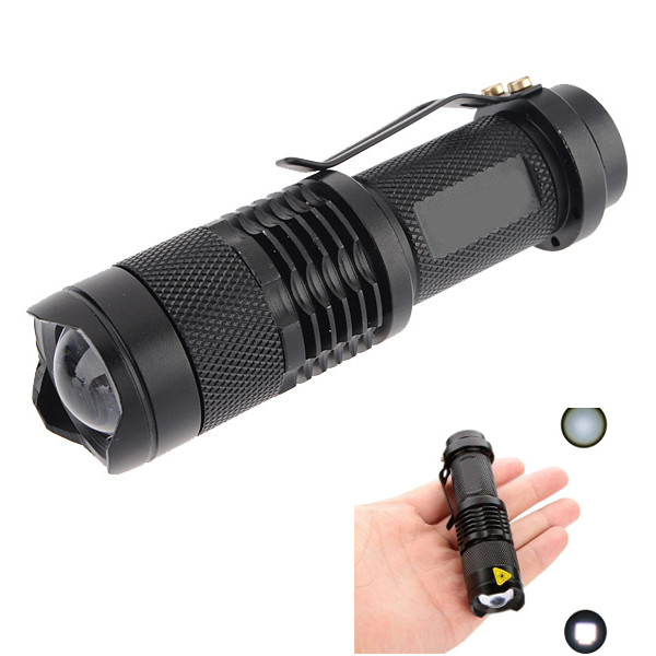 

Ultrafire XPE Q5 7w 3 Modes Zoomable LED Flashlight