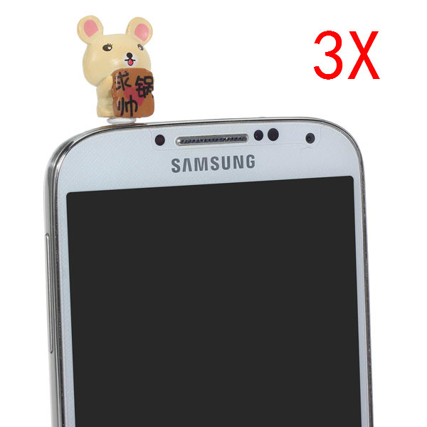 

3X3.5 нести пылезащитный штекер для мобильного телефона mp3 mp4