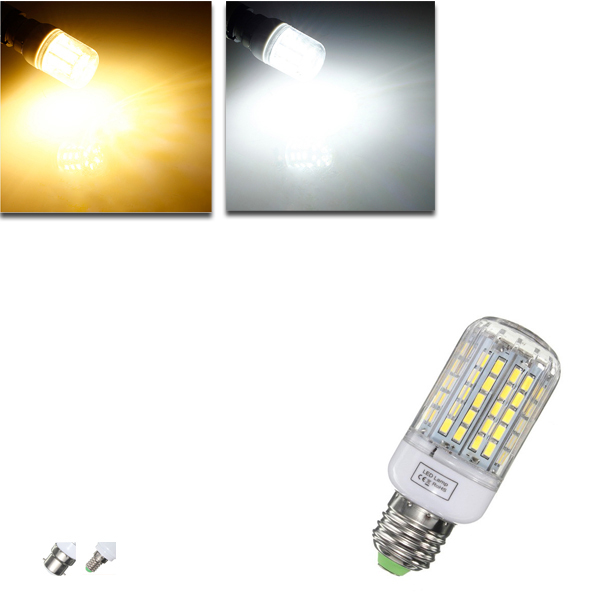 

E27 / E14 / B22 затемняемый 9w AC110V LED лампы белый / теплый белый 96 SMD 5730 кукуруза свет лампы