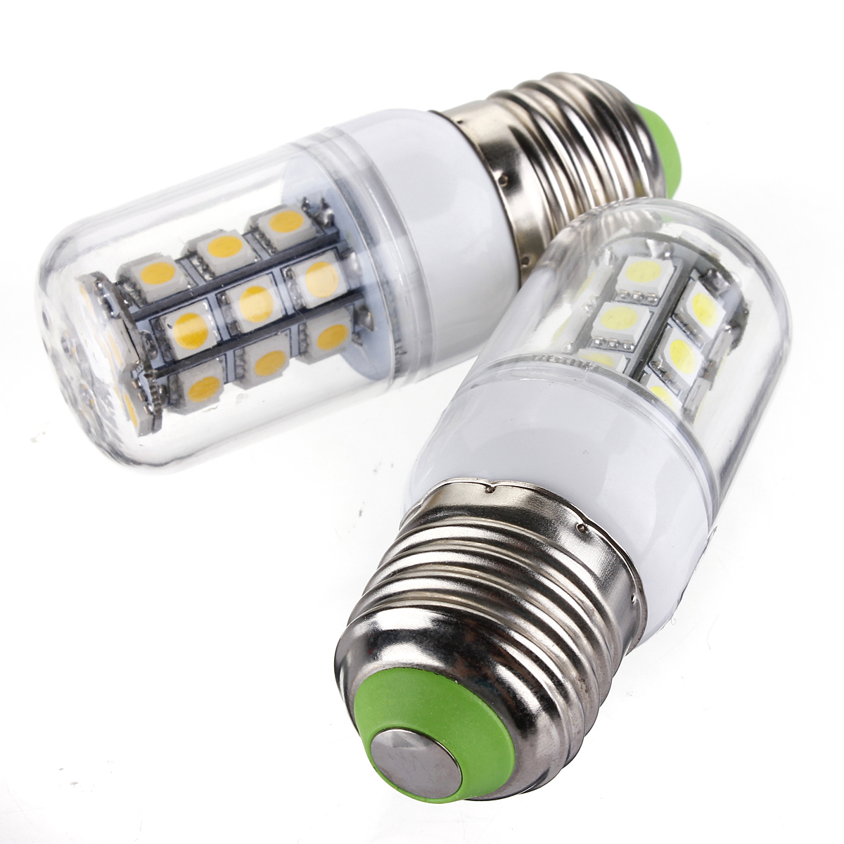 

E27 LED Bulbs 12V 3W 27 SMD 5050 White/Warm White Corn Light
