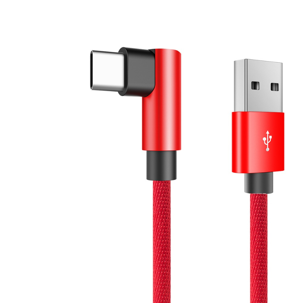 

ROCK RCB0602 L Форма USB Type C телефон Круглый быстрый зарядный кабель для передачи данных Samsung S8 Xiaomi 6