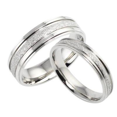 

Сладкая парочка кольцо Посеребренных Простых свадебные кольца перста