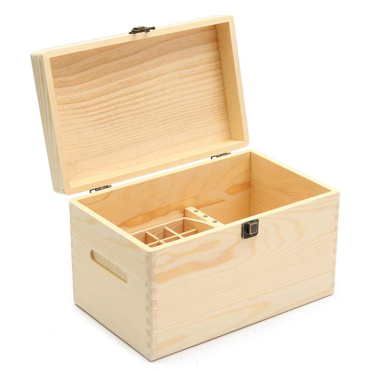 

47 Slot Wooden Essential Oil Bottle Storage Box Wood Organizer Case Aromatherapy