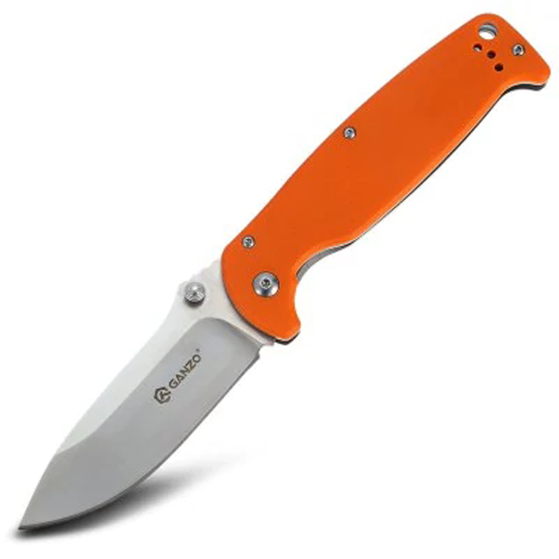 

Ganzo 207mm 440C Stainless Steel Frame Lock Folding Knife Outdoor Fishing Knife Multifunction Knife