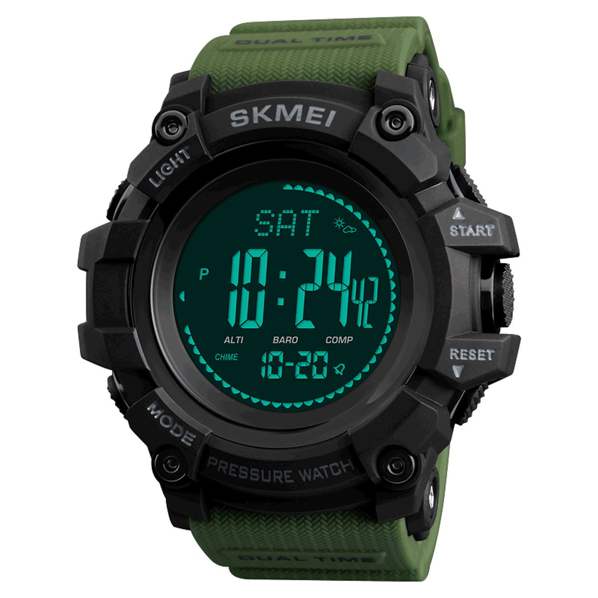 

SKMEI 1358 3ATM Водонепроницаемы Барометр шагомер Smart Watch Термометр Компонент высотомера На открытом воздухе Скалолазание Smart Bracelet
