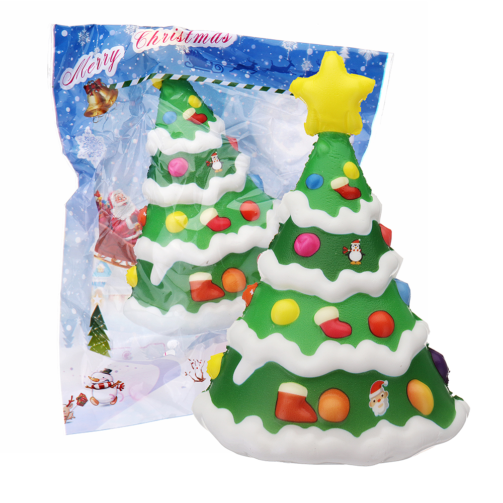 

Cooland Рождественская елка Squishy 10.2 × 14.6 × 7.2CM Soft Медленное восхождение с коллекцией подарков для подарков