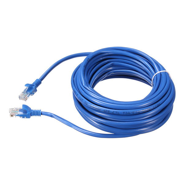 

8m Blue Cat5 65FT RJ45 Кабель Ethernet для Cat5e Cat5 RJ45 Интернет-сетевой кабель LAN Коннектор