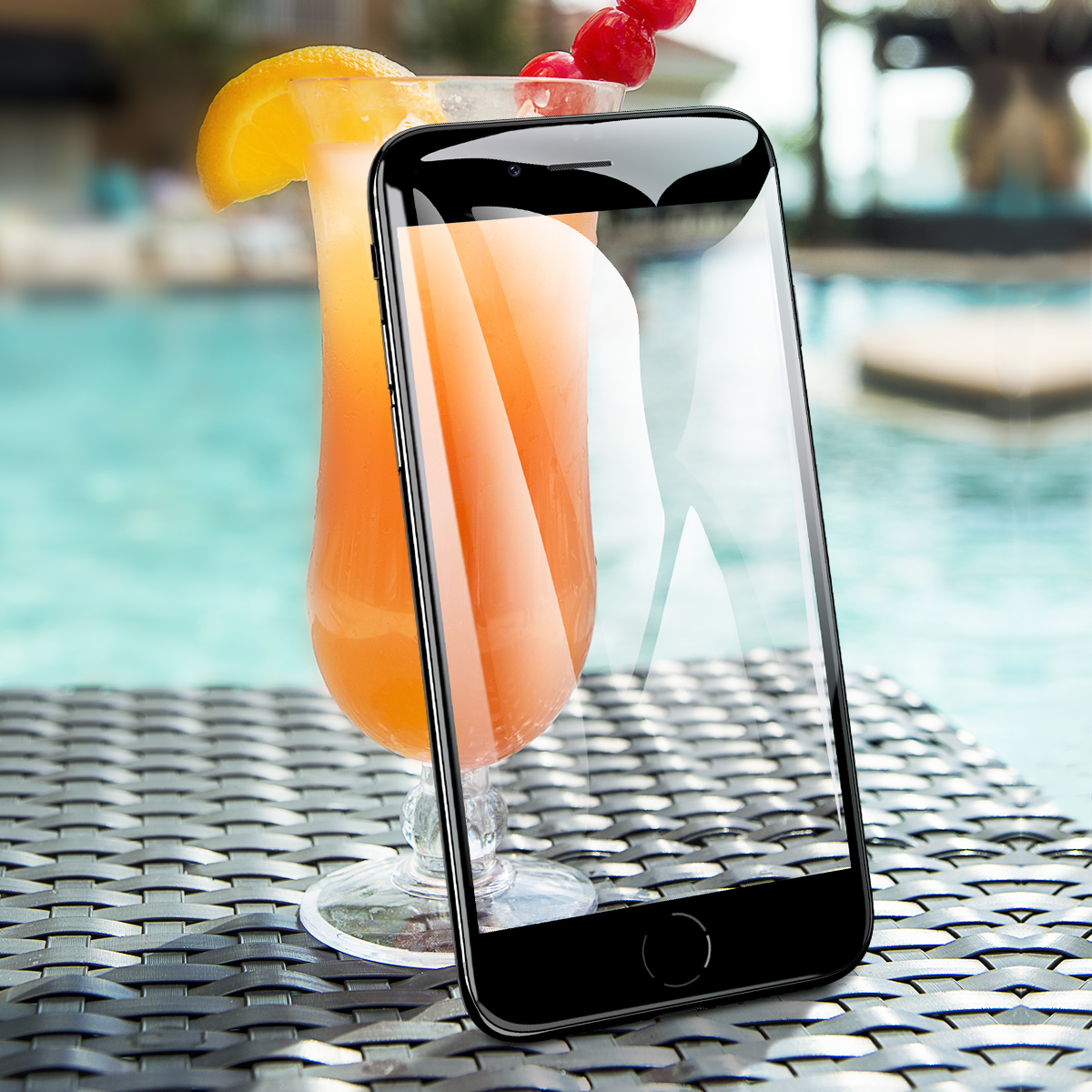 

Рок-закаленное стекло для защиты экрана для iPhone 8 Plus/7 Plus / 6s Plus/6 Plus Обложка с полным экраном 0,23 мм