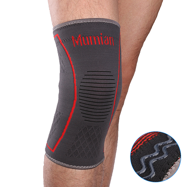 

Mumian A09 Silicone Slip-Resistant Sports Knee Sleeve Support Brace Knee Guard Protector Pad- 1PC