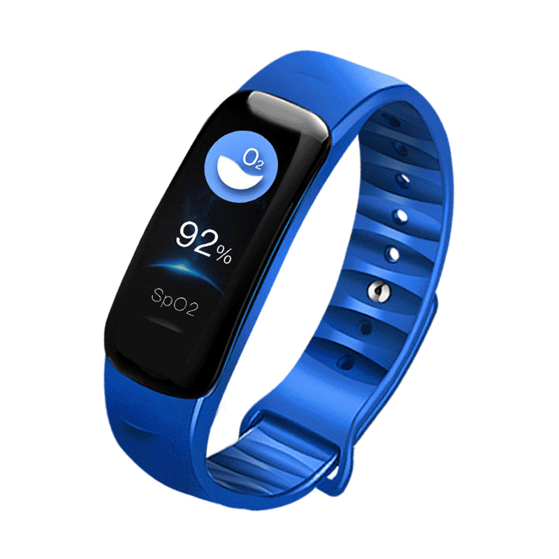

XANES® C1S 0.96inch IPS Color Screen IP68 Waterproof Smart Watch Heart Rate Blood Oxygen Monitor Fitness Exercise Sports Bracelet