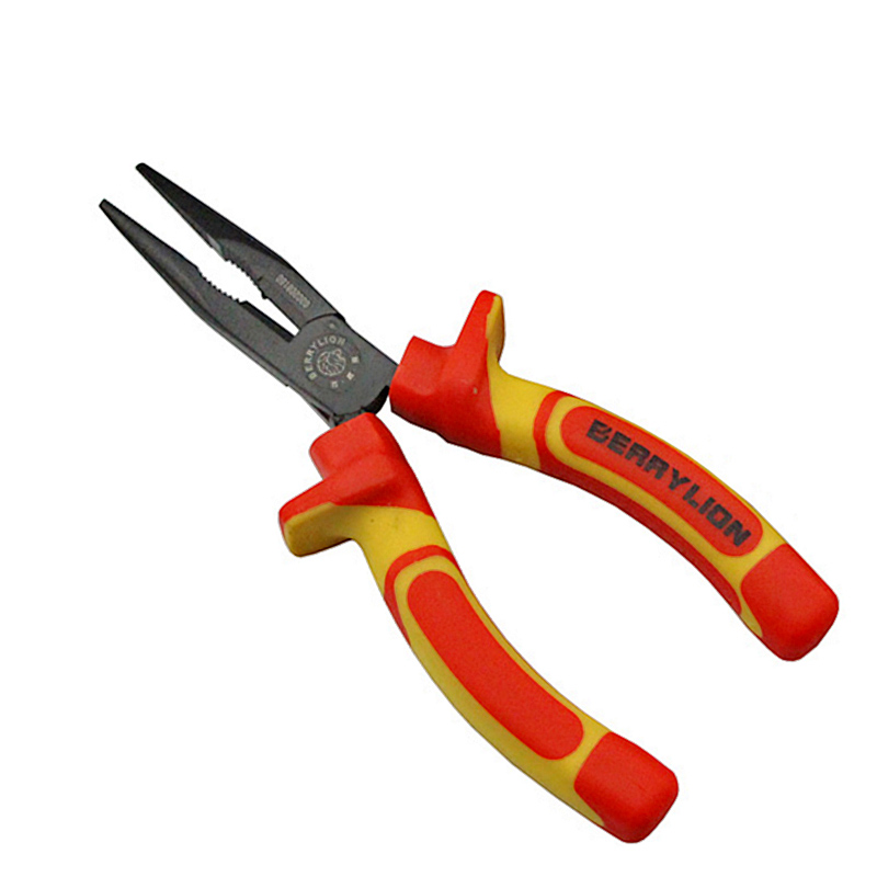 

BERRYLION 6Inch 8InchInsulated Long Nose Pliers 1000V High Voltage Electrician Crimping Tool For Wire Cutters Hand Too