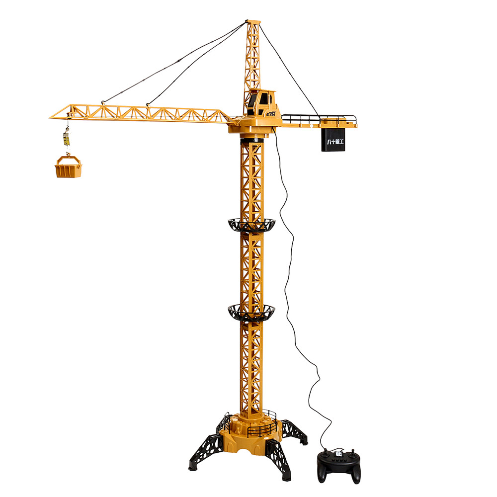 

91113 128CM 4CH Электрический Дистанционное Управление Rc Crane Toy High Rise Tower Строительная техника Грузовик