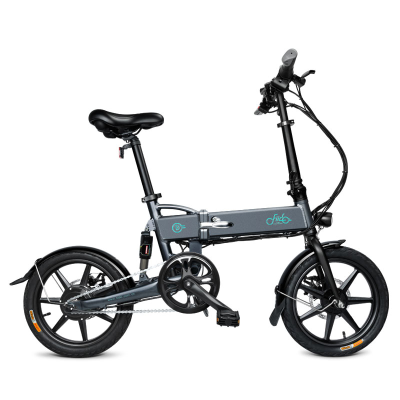 

FIIDO D2 36V 7.8Ah 250W 16 дюймов Складной велосипед мопеда 25 км / ч Макс 50 км Пробег Электрический велосипед