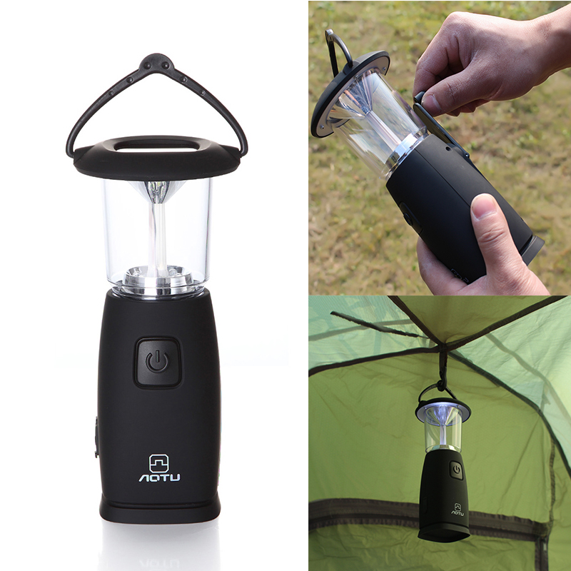 

6 LED солнечной кемпинг походы свет рукоятка палатка лампы Зарядка от USB портативный фонарь