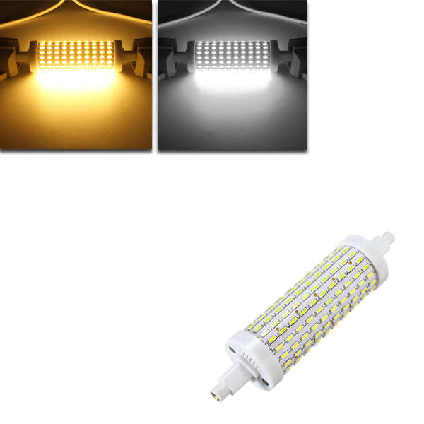 

Dimmable R7S 118mm 8W 180 SMD 4014 LED Pure White Warm White Light Lamp Bulb AC85-265V