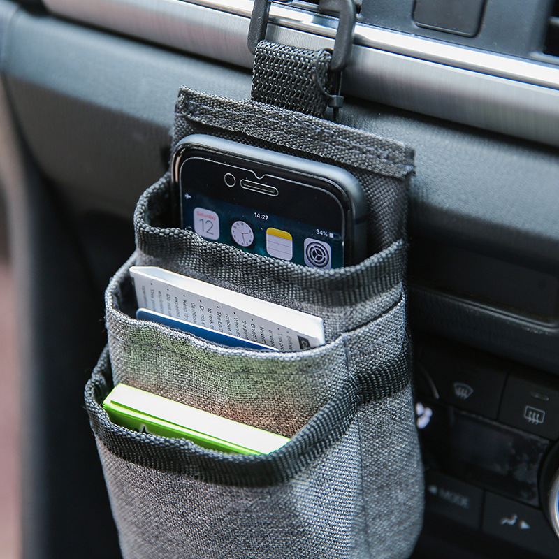 

Car vent для хранения сумка автомобильный мобильный телефон зарядки сокровище документы и другие для хранения сумки с отверстием линии перед