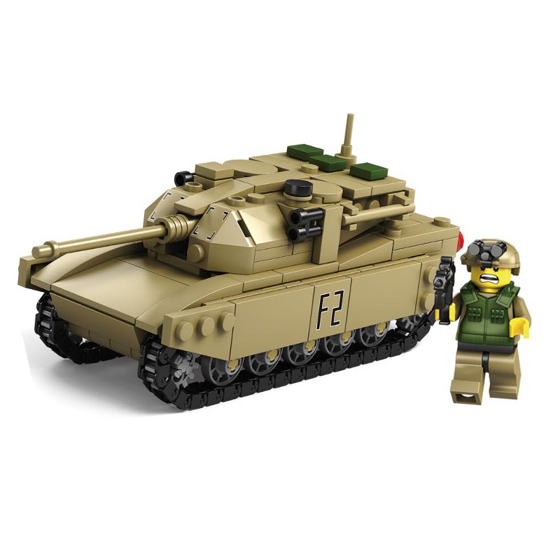 

Kazi Tank Team Building Block Устанавливает игрушечные обучающие игрушки Fidget Toys # 84044 296 Push Pcs