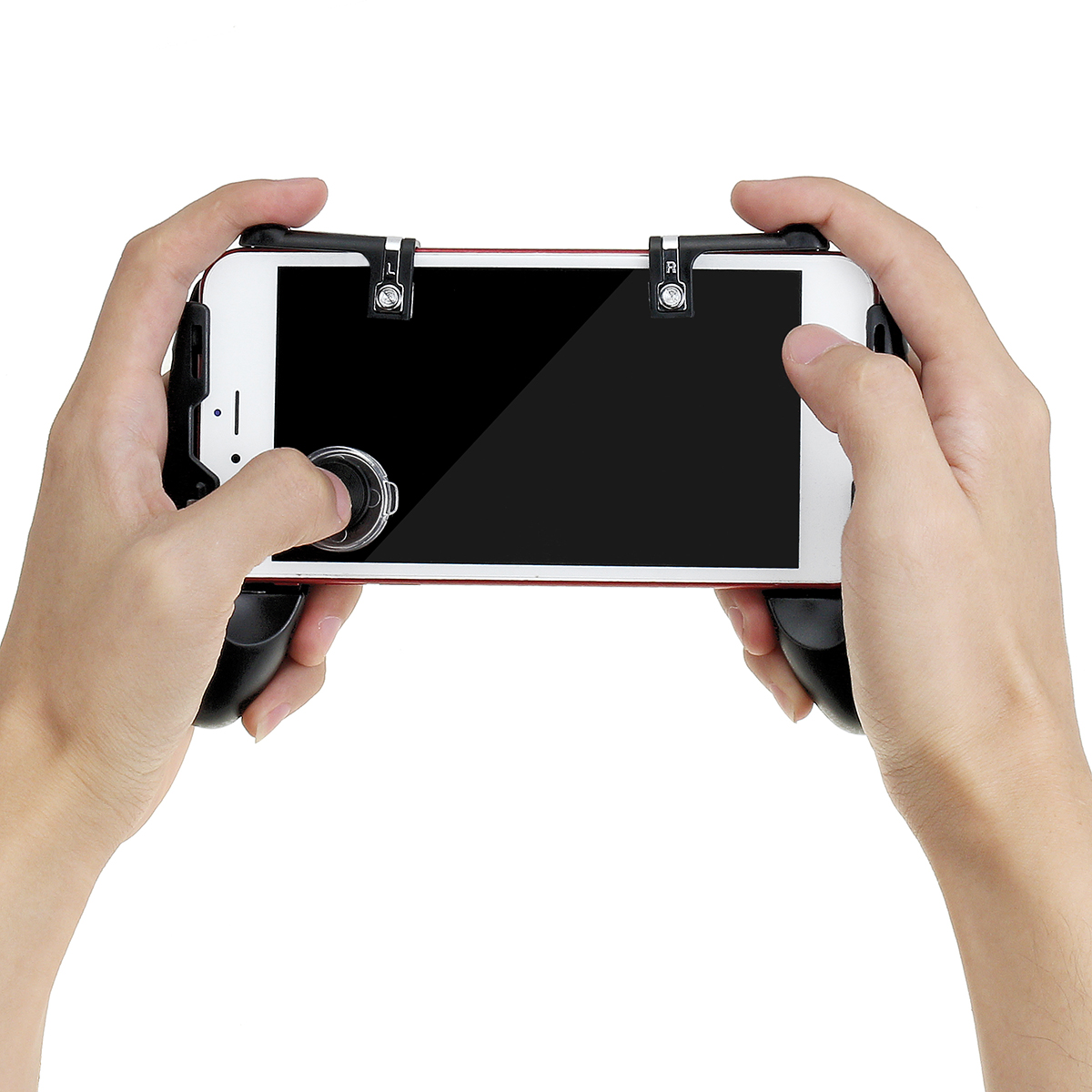 

Game Controller Shooter Mobile Gaming Aiming Fire Trigger Button Handle L1R1 для PUBG Мобильная игра с телефоном