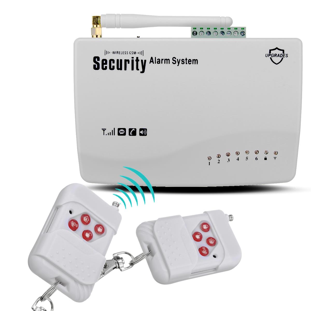 

Беспроводной Голос GSM Система охранной сигнализации Главная Безопасность Охранный автодозвон SMS SIM-звонок