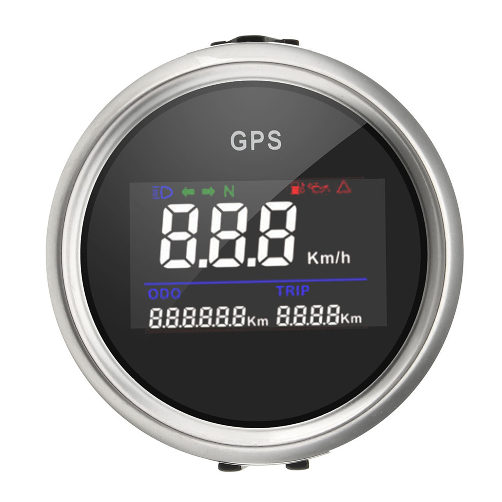 

52mm Waterproof Motorcycle Car Truck GPS Digital Speedometer Odometer Gauge