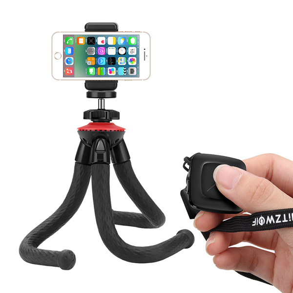 

BlitzWolf® BW-BS7 Многоугольное вращение Bluetooth Octopus Штатив Selfie Палка для телефонов Sport камера