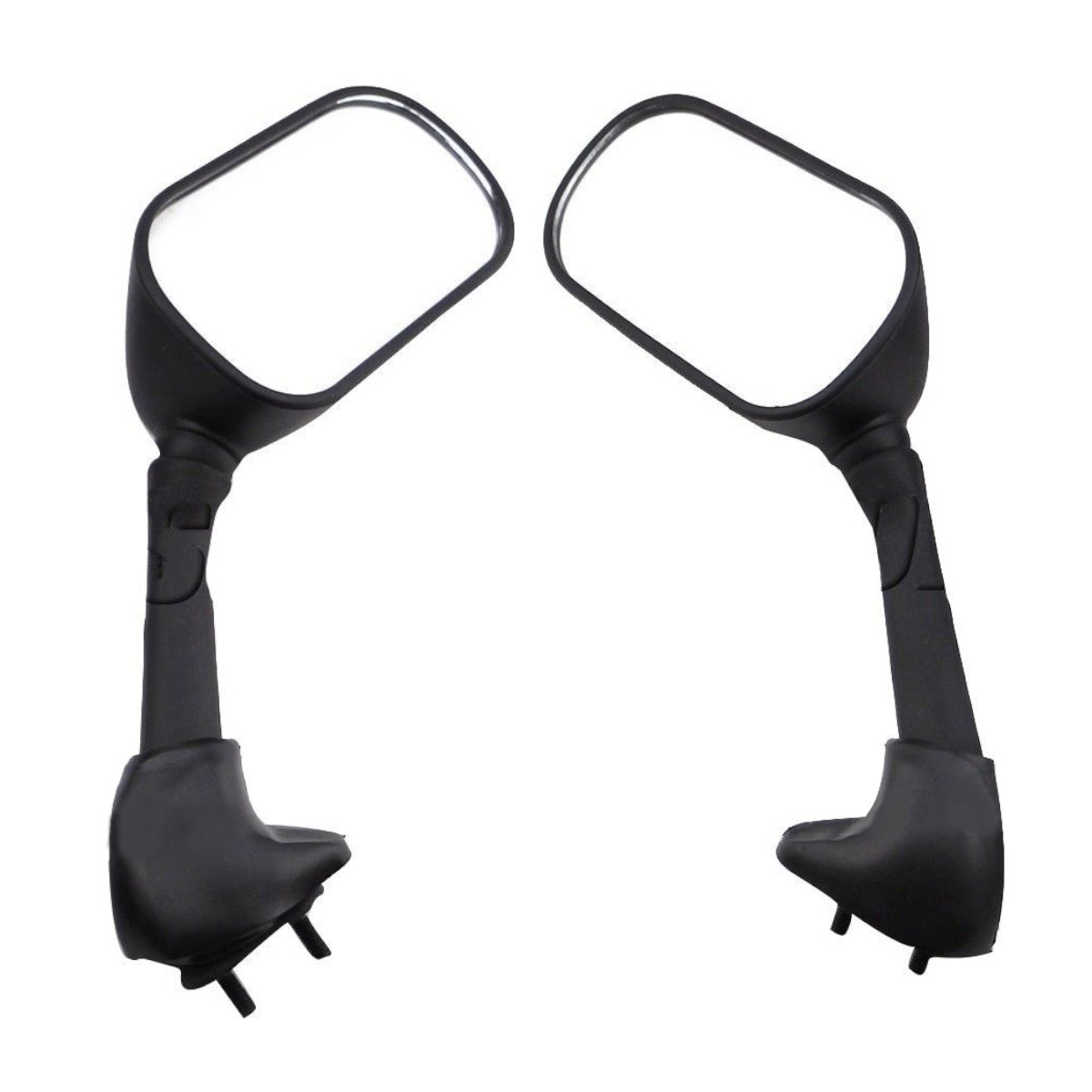 

Pair Motorcycle Racing Rear View Side Mirrors For Yamaha YZF R6 R6S 2003-2008 Black