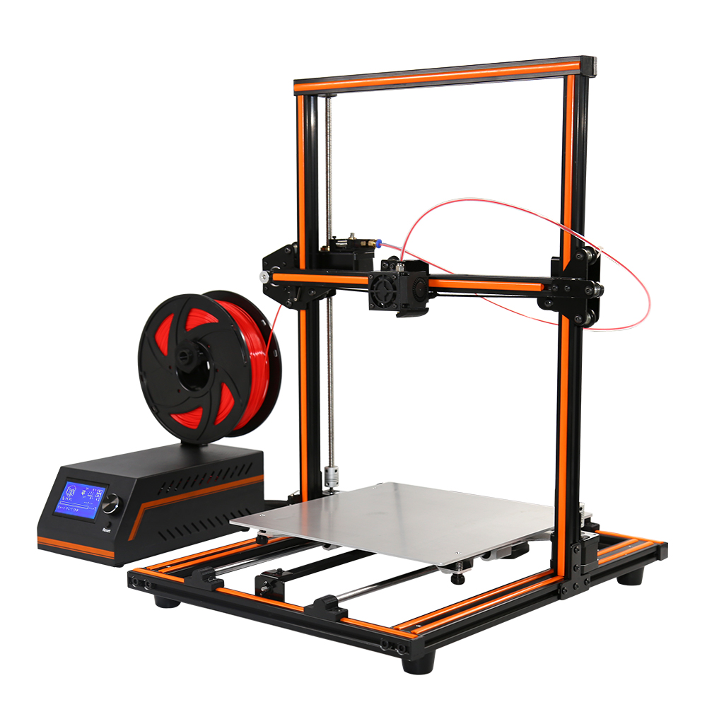 

3D-принтер Anet® E12 DIY Набор 300 * 300 * 400 мм Размер печати Алюминиевый сплав Рама 1.75 мм 0.4 мм Насадка