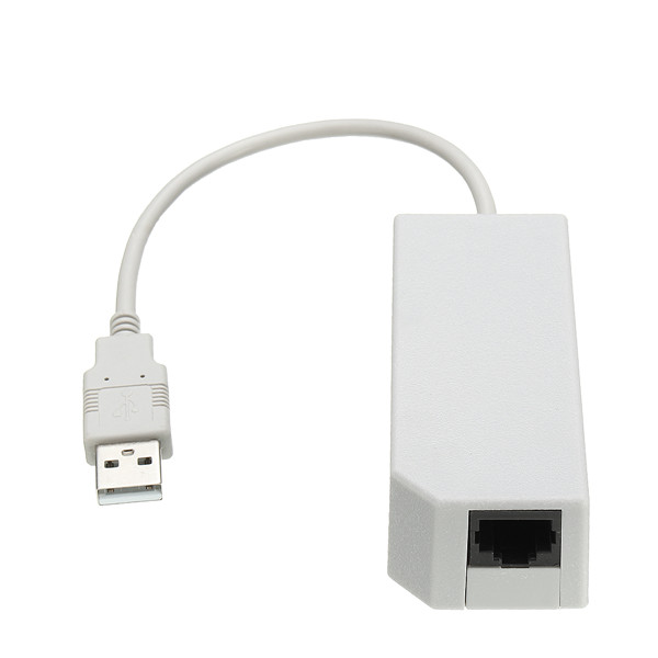 

USB 2.0 для RJ45 Сетевой адаптер сетевой карты для NIntendo Switch / Wii / Wii U