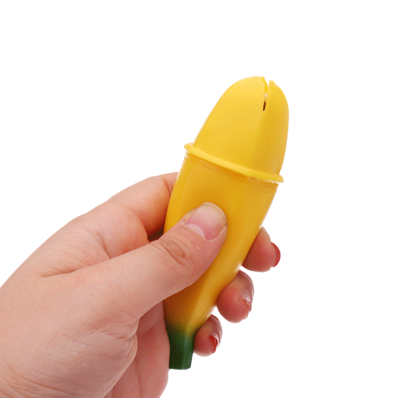 

Новинка Squeeze Pop Out Силиконовый Banana Кукла Игрушка для снятия стресса Брелок Funny Gift