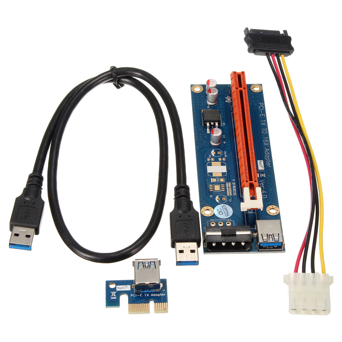 

0.6m USB 3.0 PCI-E Express 1x до 16x Extender Riser Board Card Adapter Mining Bitcoin