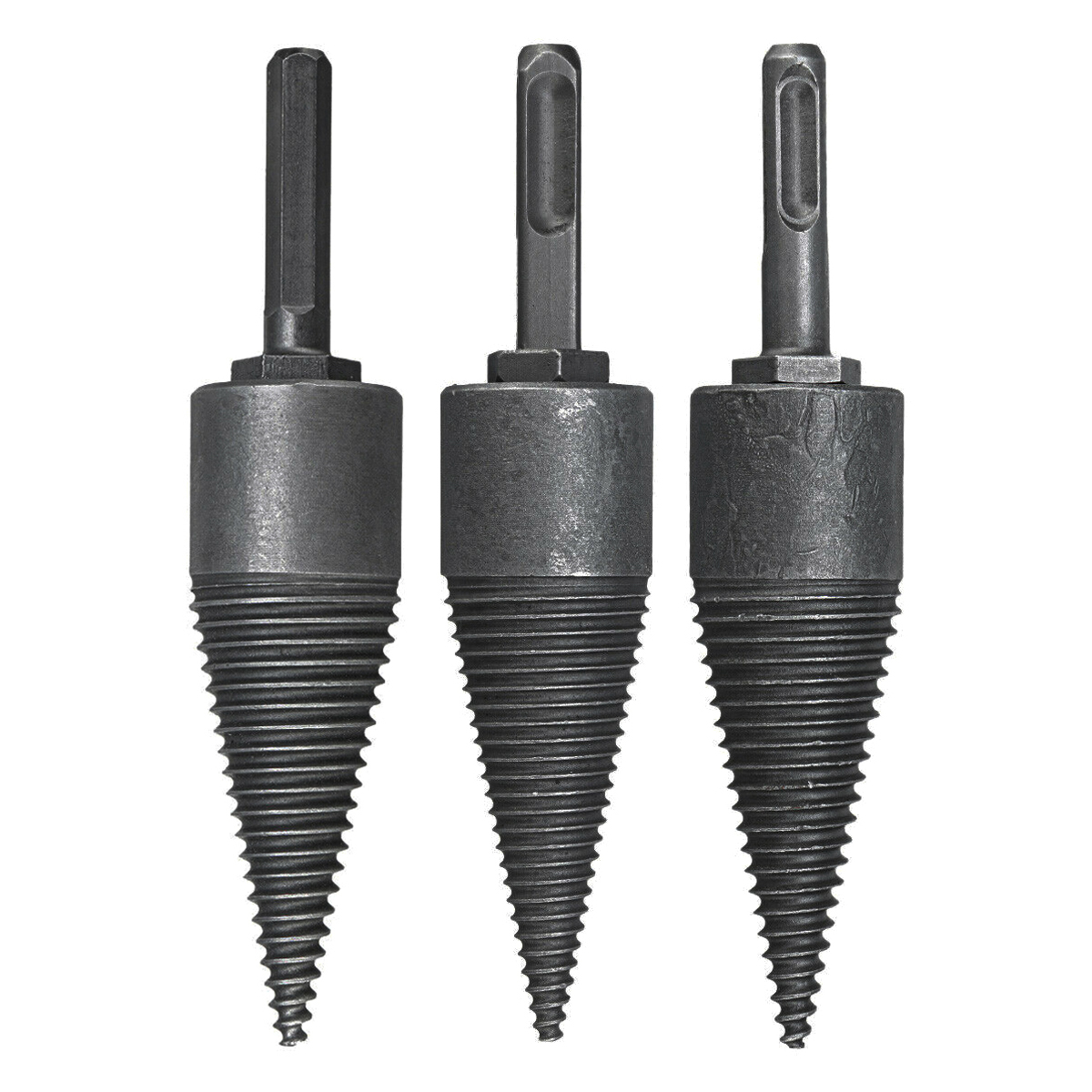 

D32MM Splitter Drill Bit L150mm Log Screw Cone Steel Kindling Firewood Drill For Hand Drill