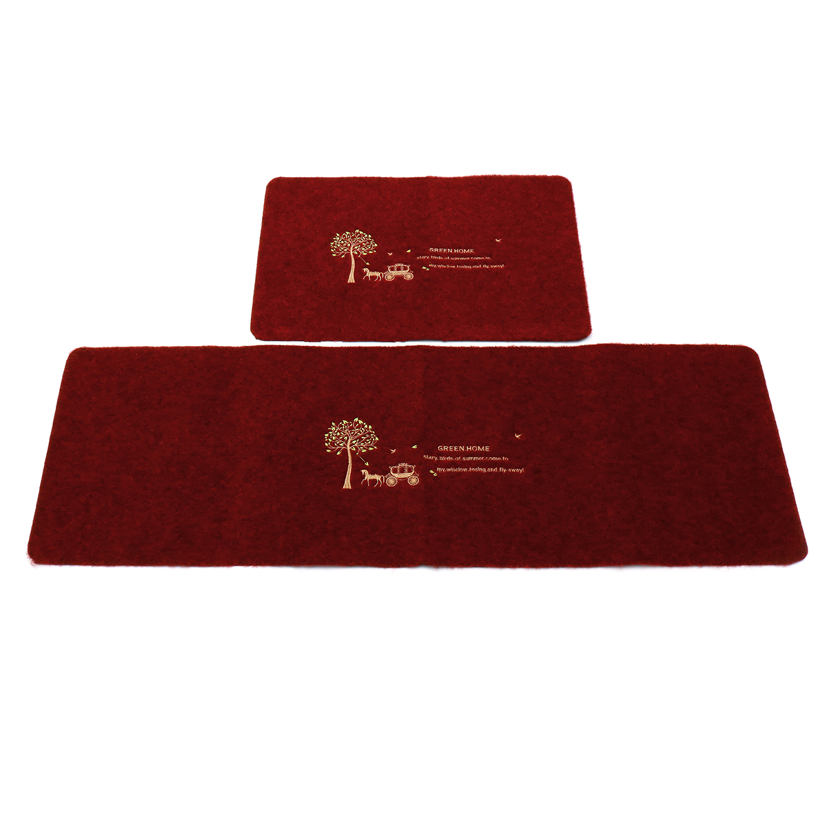 

Современная красная нескользящая дверная коврик на полу коврик кухня Ванная комната ковер украшения дома