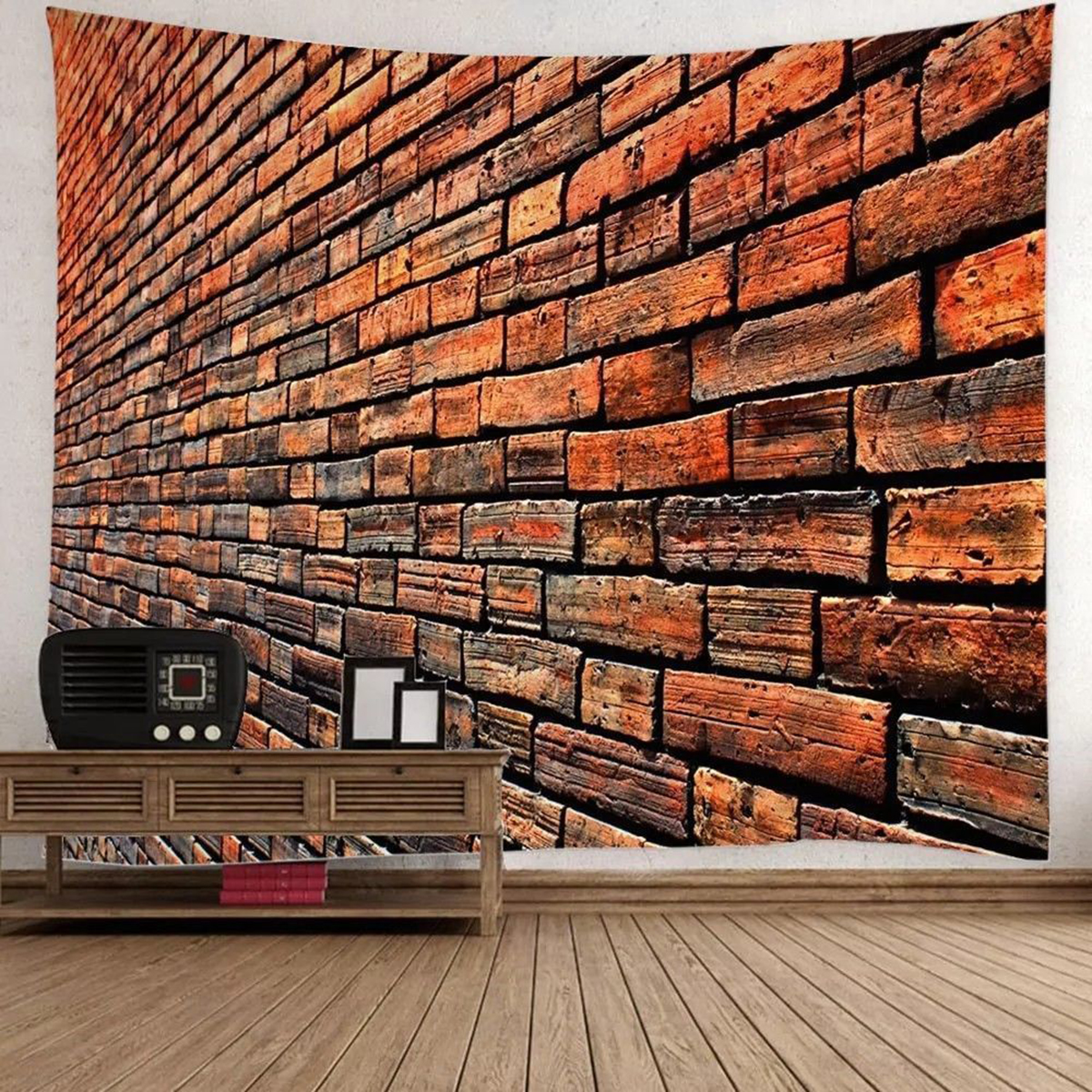 

Art Brick Stone Pattern Psychedlic Tapestry Bedroom Bedspread Wall Hanging Throw