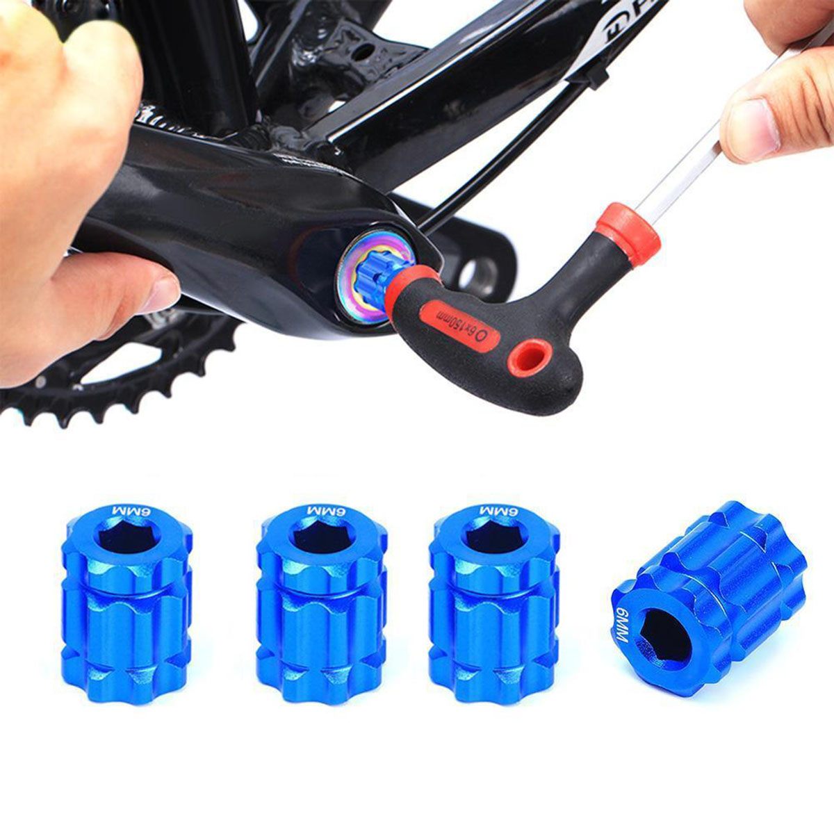 

BIKIGHT MTB Cycling Bicycle Crank Extractor Removal Tool Bicycle Bottom Bracket Installation Repair Tool