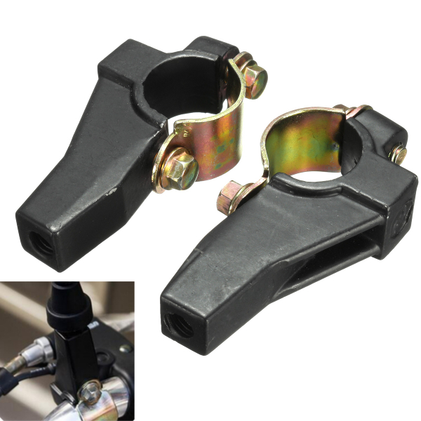 

7/8inch 22mm Handlebar 8mm Mirror Mount Bracket Clamp For Motorcycle Scooter E-bike