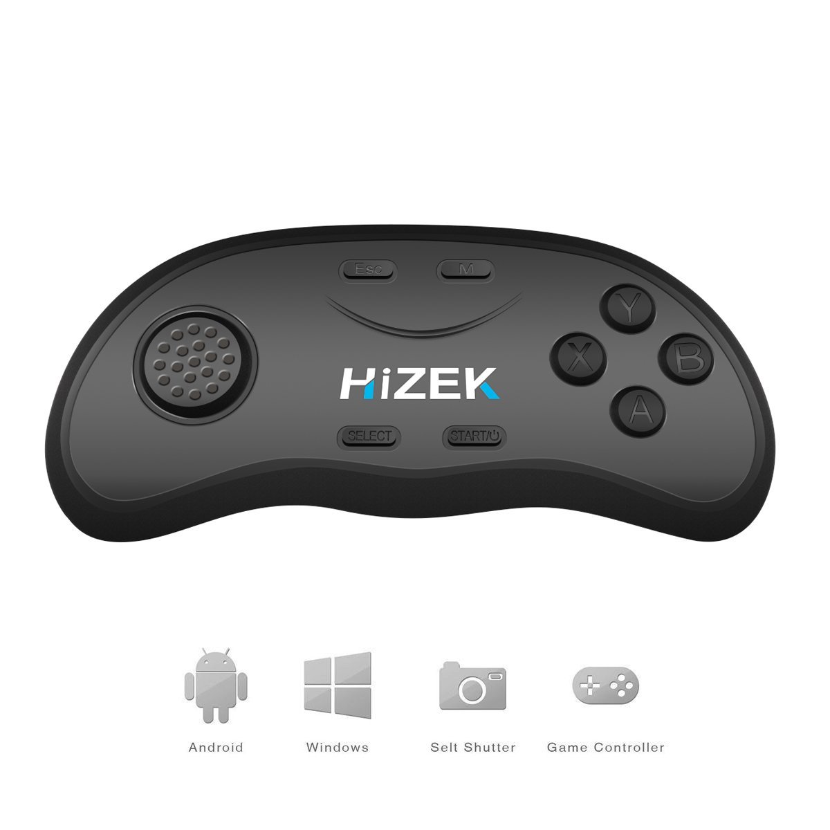 

Hizek HZ-RC2 Bluetooth пульт дистанционного управления беспроводной геймпады мыши музыкальный проигрыватель для Ios андроид ПК