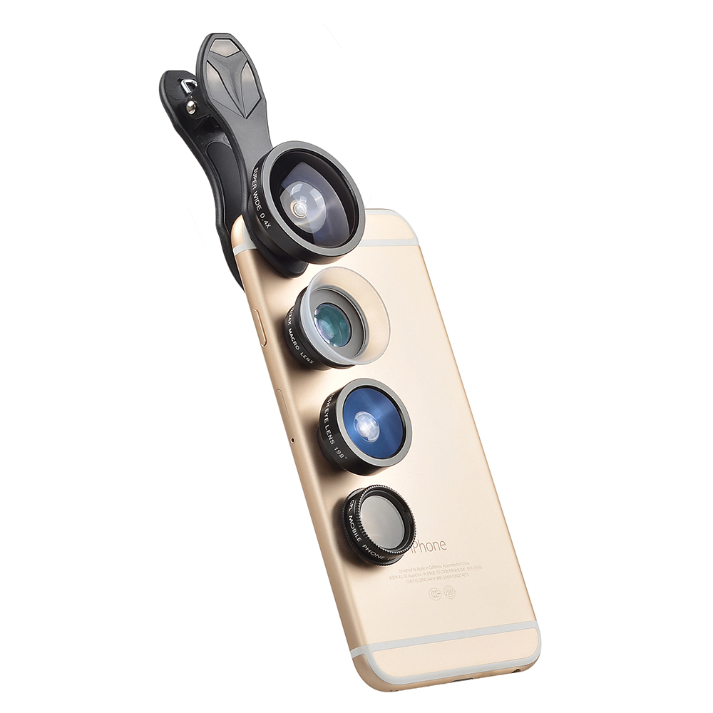 

Apexel APL-SJ5 Рыбий глаз Объектив12X Macro 24X Макрообъектив Широкоугольный CPL-фильтр для планшета для мобильных телефонов