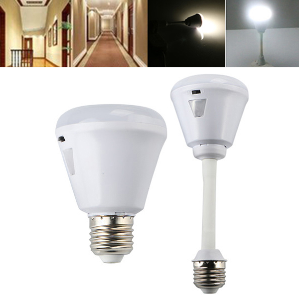 

E27 6W Теплый белый Чистый белый PIR Инфракрасный Датчик Контроль освещения Светодиодный Лампа для прихожей AC110-240V