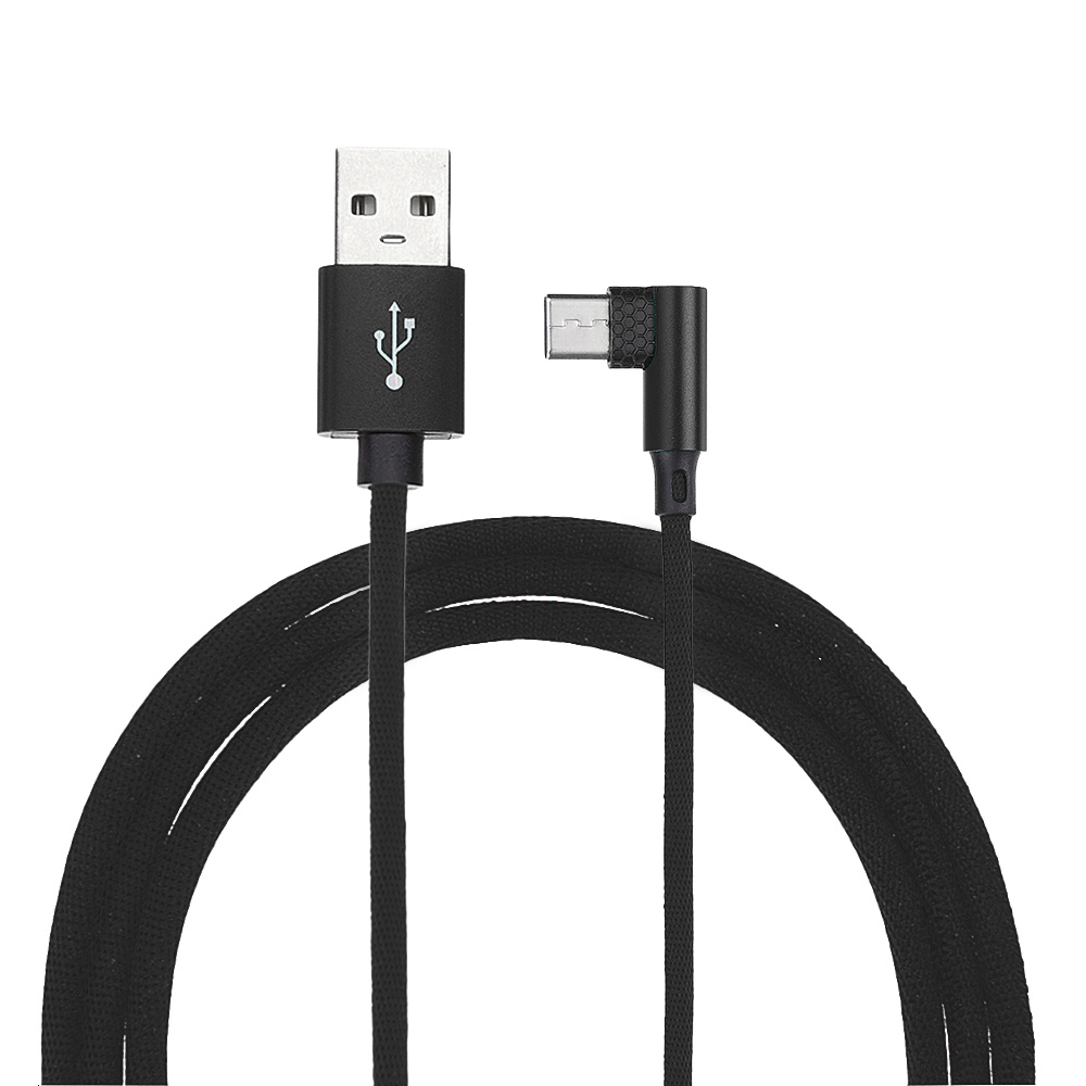 

Bakeey 90 градусов USB3.0 Type C Зарядный кабель для передачи данных 3,28 фута / 1 м для Mi A2 Pocophone F1