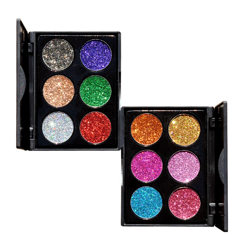 

12 цветов С блестками Shimmer Eyeshadow Макияж Палитра для теней для век Cosmetic