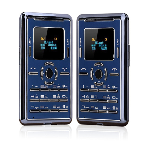 

AEKU C5 0,96 дюймов 320mAh Вибрация Bluetooth MP3 Ультратонкий низкоуглеродистый карманный мини-телефон