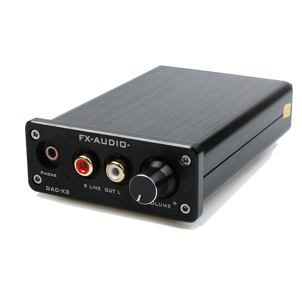 

FX-AUDIO MINI Коаксиальный USB-декодер DAC-X3 24-битный / 192Khz USB-DAC-декодер для наушников Аудиоусилители