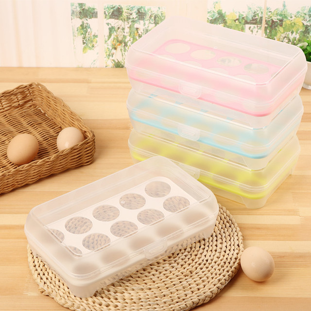 

Пластиковые яйца Холодильник Хранение Коробка Портативный На открытом воздухе Пикник 15 Сетка Пластиковые яйца Коробка Упаковка Кухонные