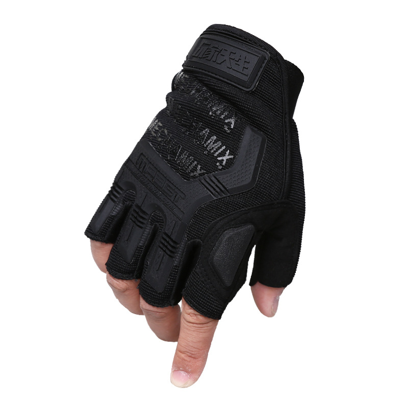 

CQB Half Finger Tactical Перчатки Противоскользящая Soft Перчатка для велоспорта Кемпинг На открытом воздухе Спорт 1Pair